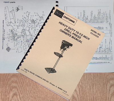 Craftsman 12 Inch Drill Press Manual